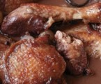 Kylling i rødvin (coq au vin)