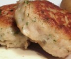 Fiskefrikadeller med gulerødder